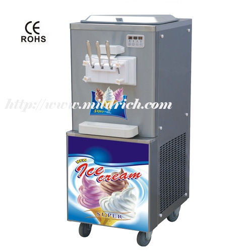 Vertical Commercial Soft Ice Cream Machine MBQ-838