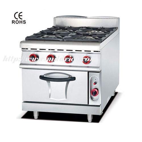 Gas Range with 4-Burner with Gas Oven 900  MA-905G-B