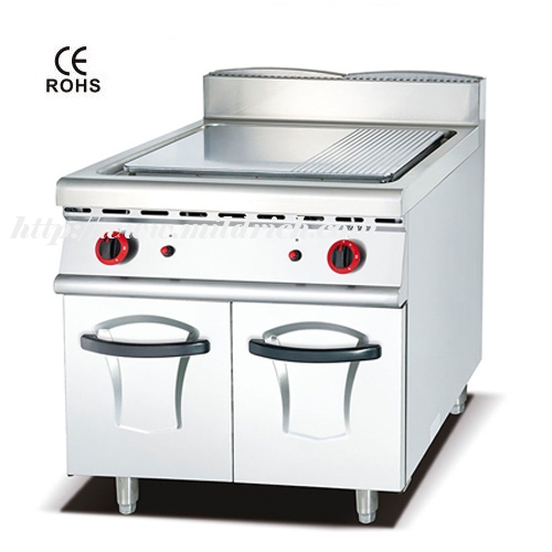 Gas 1/3 Grooved Griddle with Cabinet 900/700  MA-906G