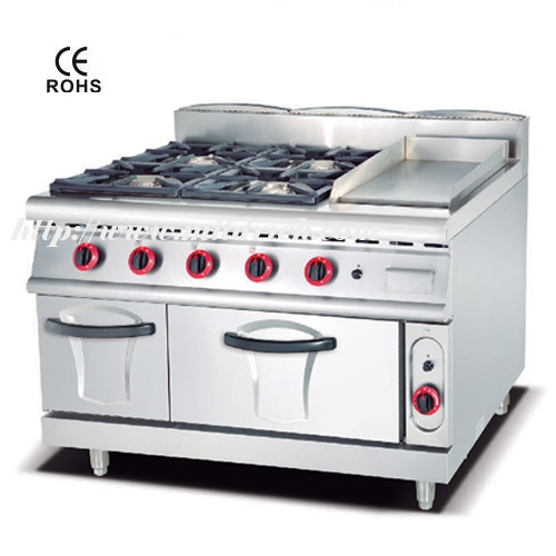 Gas Range with 4-Burner & Griddle & Gas Oven 900/700 MA-992G