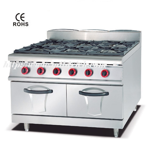 Gas Range with 6-Burner with Cabinet MA-996G