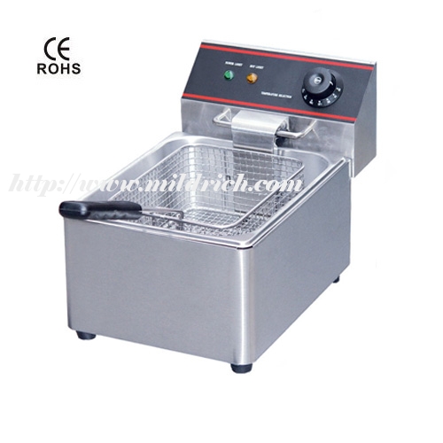 4L 1-Tank 1-Basket Electric Fryer