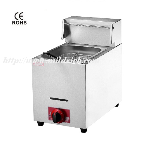 8L 1-Tank 1-Basket Gas Fryer MGF-71