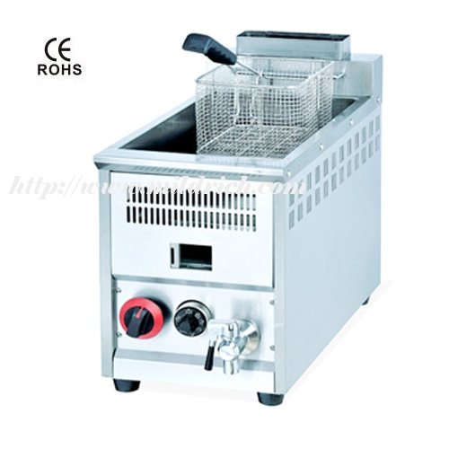 8L 1-Tank 1-Basket Gas Fryer MGF-71A