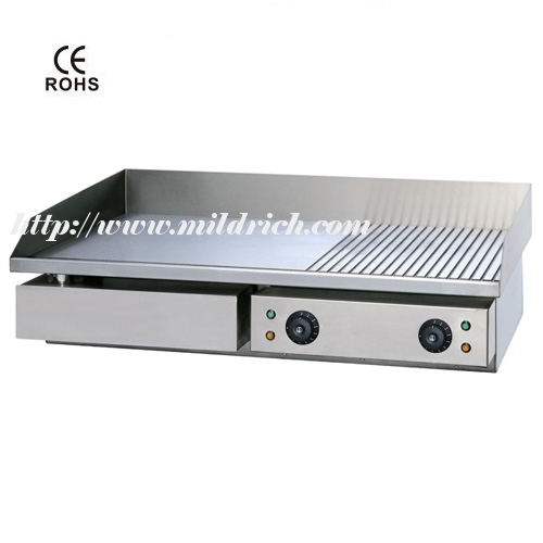 1/3 Grooved 2/3 Flat Electric Griddle MV-822