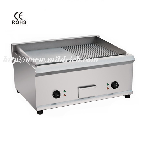 Counter Top 1/2 Flat 1/2 Grooved Electric Griddle MV-922