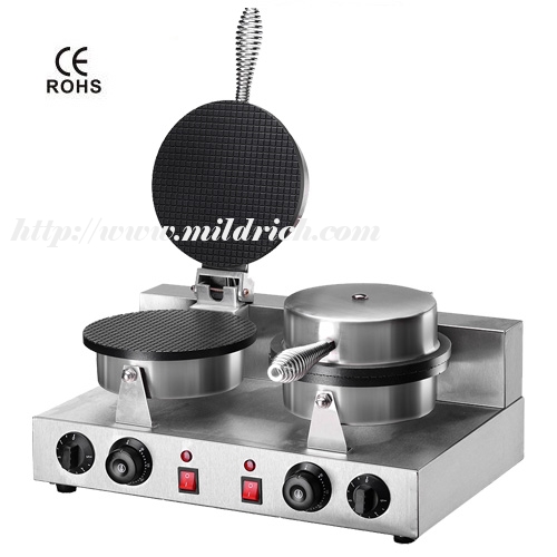 Electric 2-Plate Ice Cream Cone Baker MM-2C