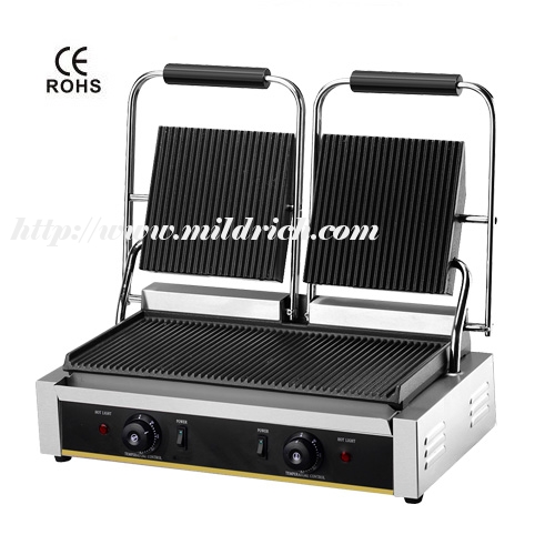 2-Head Electric Panini Grill MT-813