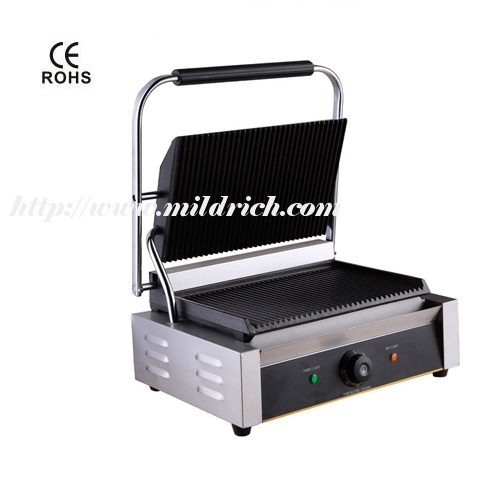 MT-811E All Gooved 1-Plate Panini Grill