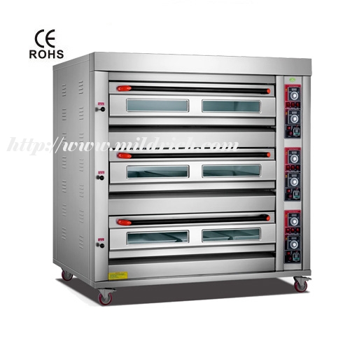 3-layer 9-tray Gas Bake Oven YCQ-3-9D