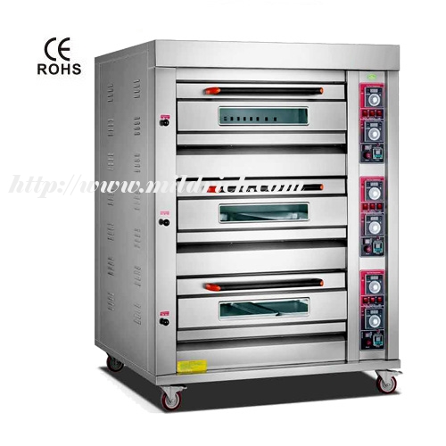 3-layer 6-tray Gas Baking Oven YCQ-3-6D