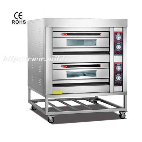 2-layer 4-trays Electric Bakery Oven with Rack YCD-2-4D